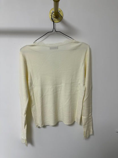 MIRINA hosszú bézs csipke felső - BELADY