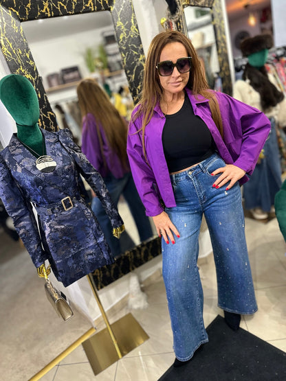 NANCY lila egyedi ing - BELADY