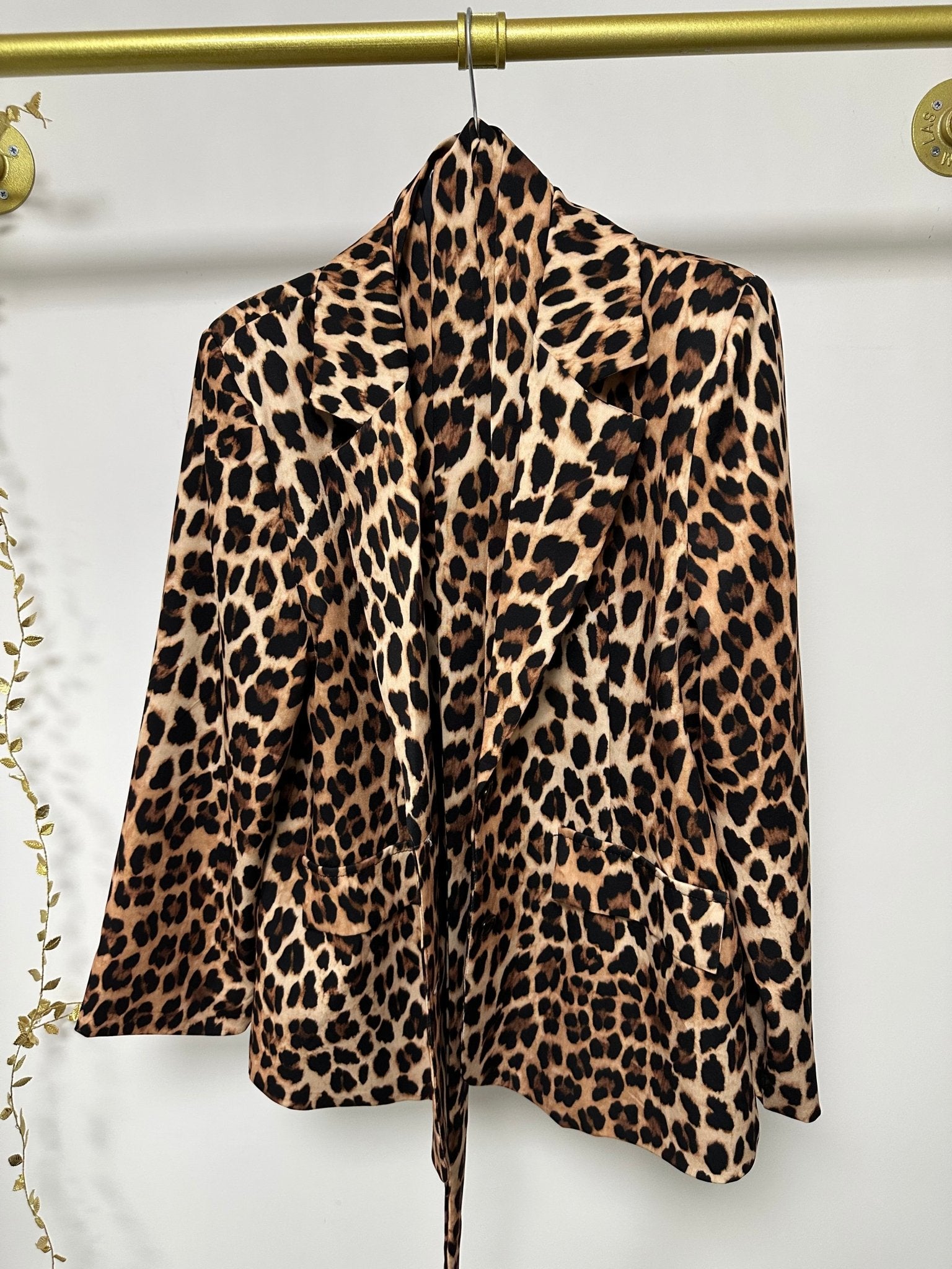 NINI leopárd / ocelot / párduc mintás blézer - BELADY