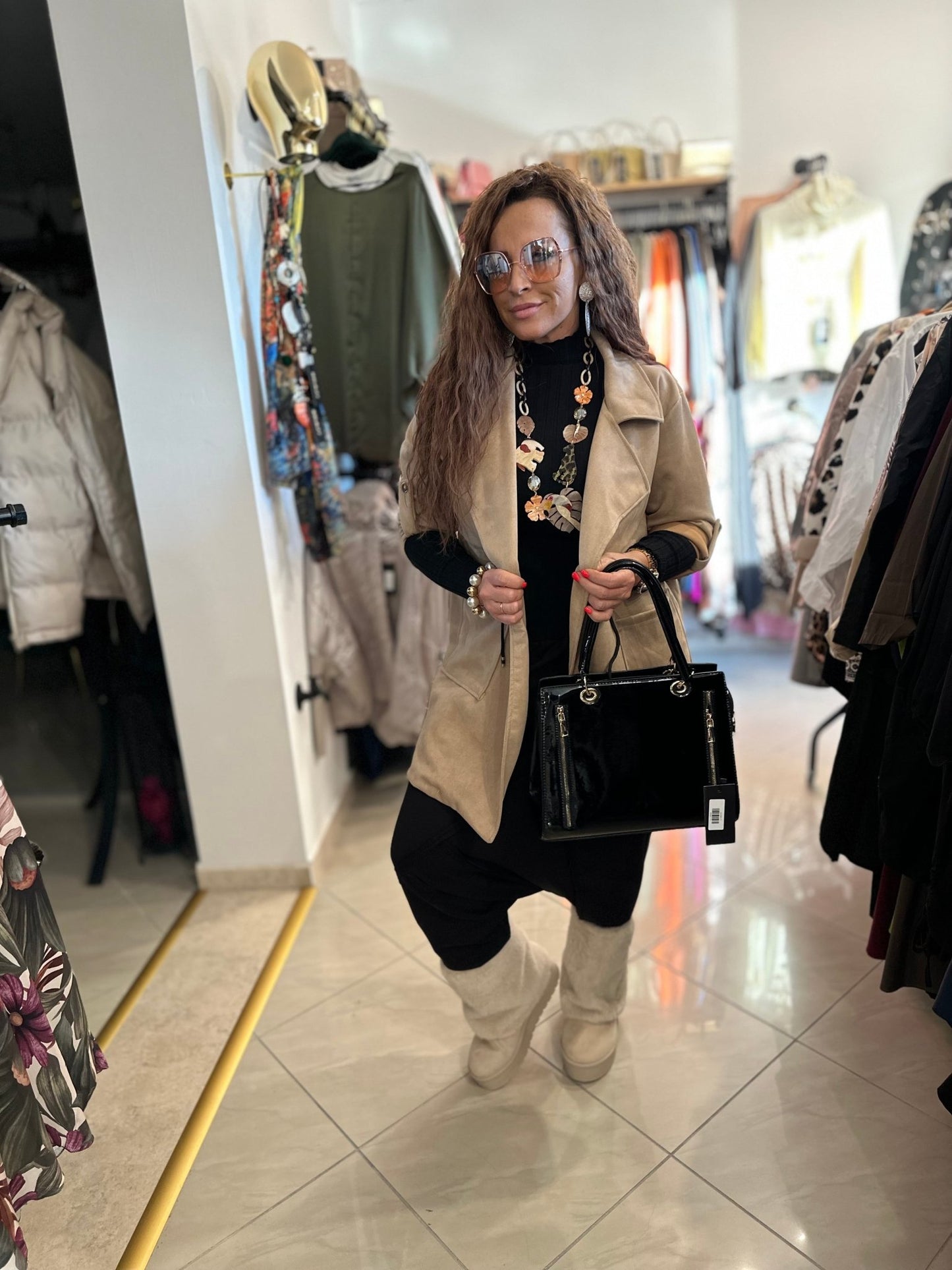 NORA bézs őszi kabát - BELADY