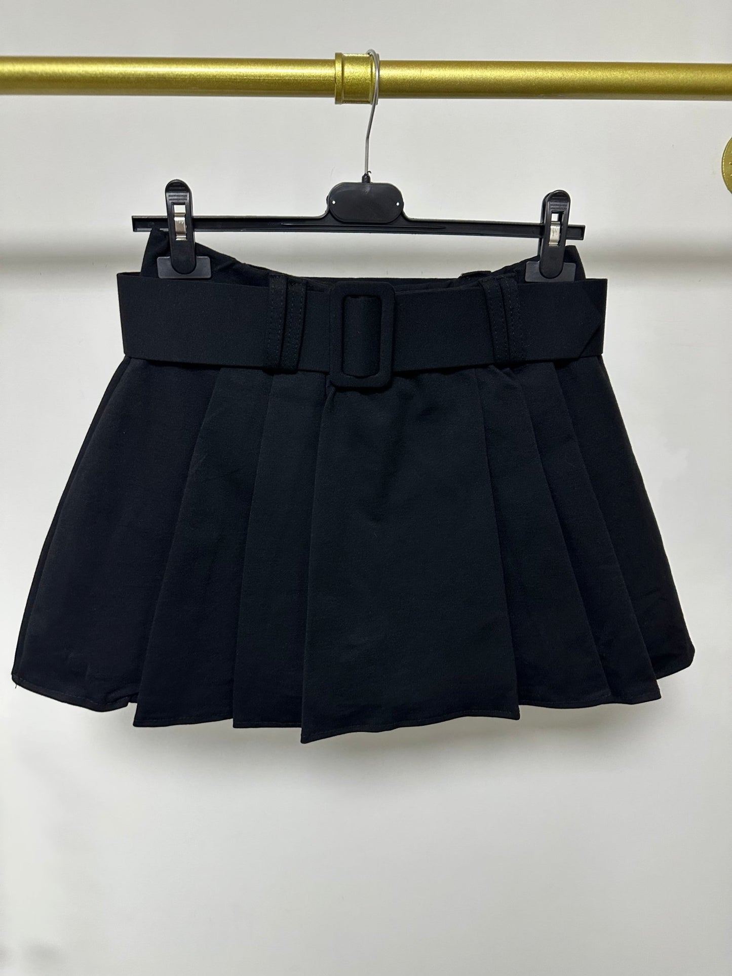 RIMINI fekete mini szoknya nadrág övvel - BELADY