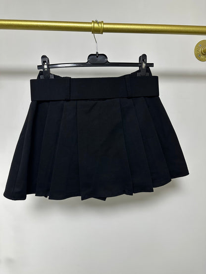 RIMINI fekete mini szoknya nadrág övvel - BELADY