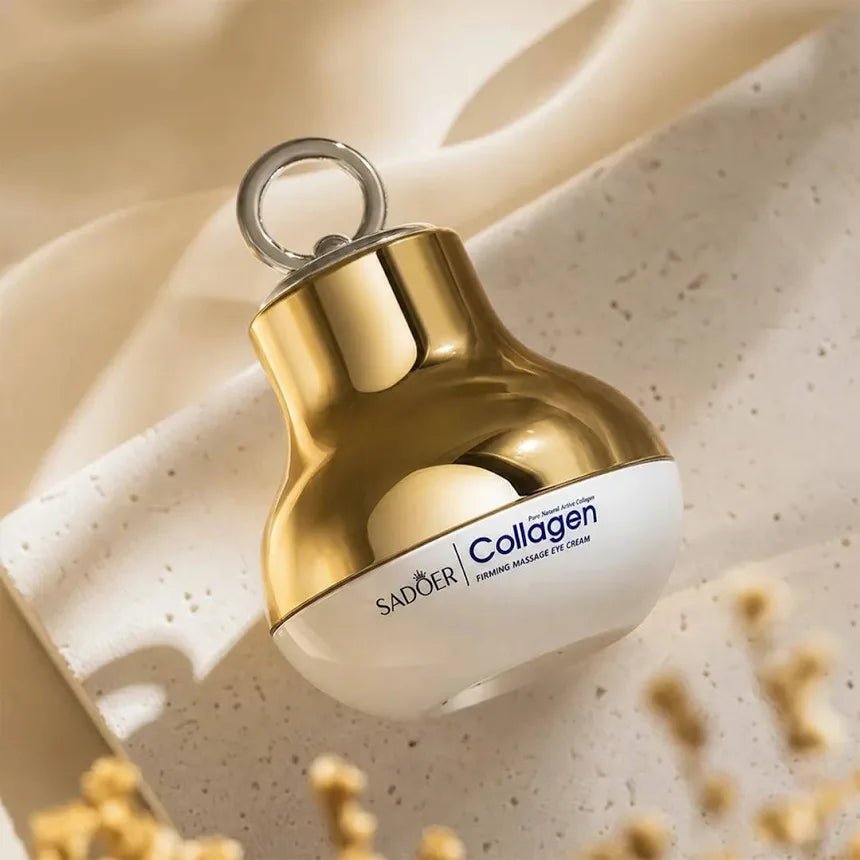 SADOER Collagen Firming Massage Eye Cream LED masszázsfejjel – 30 g - BELADY