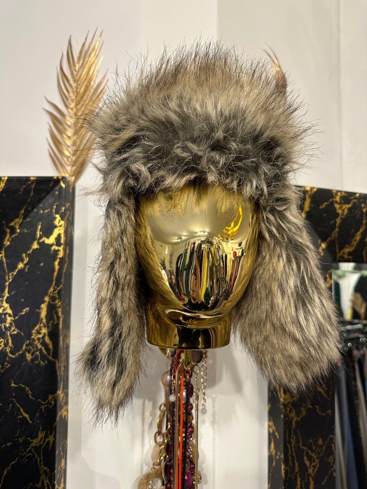 SOFIA fekete vastag usanka, sapka - BELADY