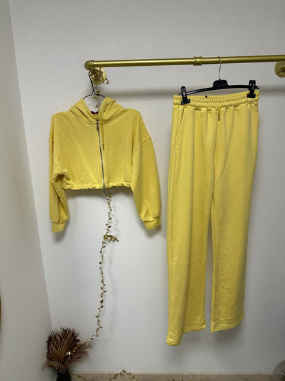 TIMI sárga színű bő szárú melegítő szett - BELADY