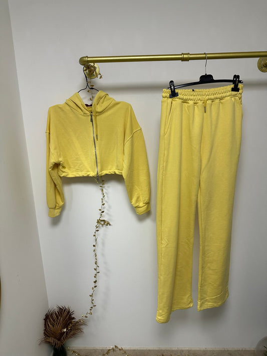 TIMI sárga színű bő szárú melegítő szett - BELADY