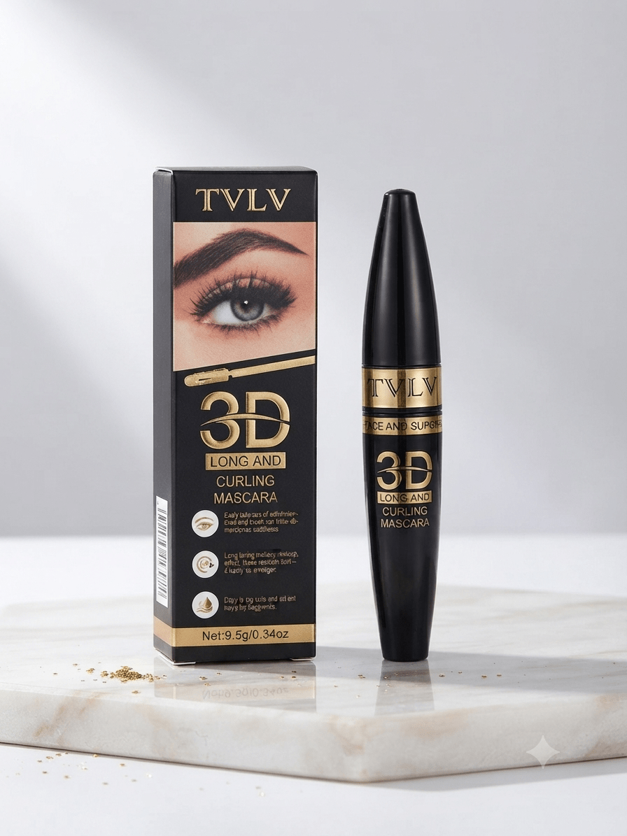 TVLV 3D Long and Curling Mascara – Hosszabbító és dúsító szempillaspirál - BELADY